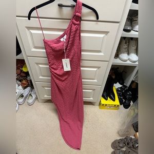 Likely One Shoulder Slit Summer Dress